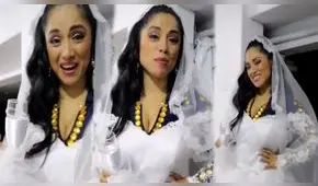 Katy Jara se luce con vestido de novia tras anunciar su compromiso 