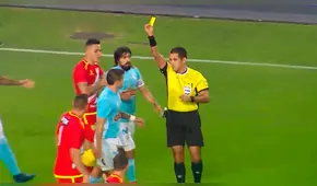 Sporting Cristal vs. Sport Huancayo: Gabriel Costa trató de sorprender al árbitro pero fue amonestado [VIDEO]