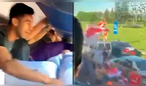 Jugadores de River celebran con la caravana de hinchas la obtención de la Libertadores [VIDEO]