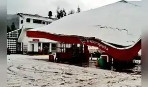 Intensa granizada en Cusco hace colapsar techos de viviendas y grifos