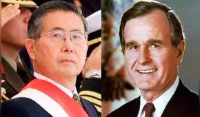 Difunden conversación entre George H. W. Bush  y Alberto Fujimori luego del autogolpe