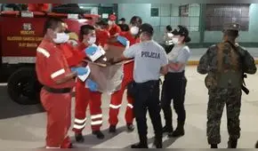 Amazonas: bomberos entregan alimentos a militares y policías que resguardan Bagua