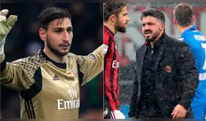 AC Milan: La terrible amenaza de Gattuso al joven portero Donnarumma