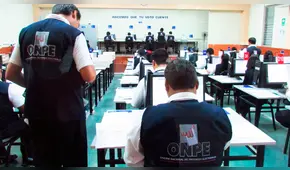 ONPE concluyó con procesar actas electorales del Referéndum 2018