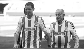 Chicharito Hernández sufre la pérdida de su abuelo Tomas Balcázar de 89 años