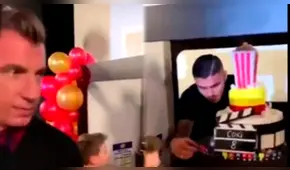 Mauro Icardi y Maxi López se reencontraron en fiesta de hijo de Wanda Nara [VIDEO]