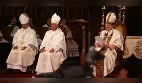 Así se desarrolló la tradicional misa y Te Deum en la Catedral de Lima