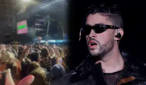 Bad Bunny en Lima 2022: Tourista ingresa al escenario y esta es la reacción del público