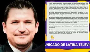 Latina niega haber recibido dinero del sobrino de Pedro Castillo para no emitir reportaje