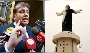 Alan García sostiene que incendio de Cristo fue provocado y presenta ‘pruebas’ [VIDEO]
