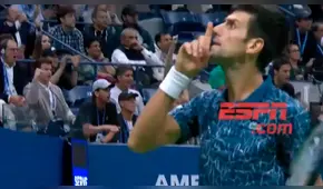 Djokovic perdió los papeles e insultó a la grada de Del Potro en la final del US Open [VIDEO]