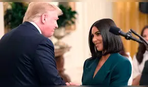 El inesperado look que usó Kim Kardashian para reunirse con Donald Trump