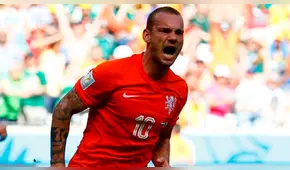 Wesley Sneijder habló de la emoción de retirarse de su selección contra Perú [VIDEO]