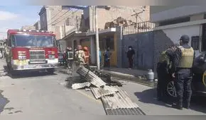 Tacna: niños y anciana salvan de morir tras incendiarse su vivienda 