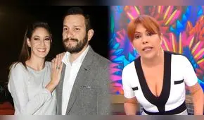 Ex de Tilsa Lozano se lanza como político y Magaly Medina lo critica