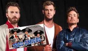 Chris Evans convoca a Hemsworth y Robert Downey Jr para remake de ‘Tres amigos’ 