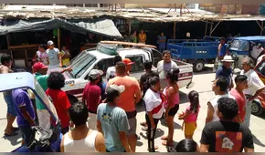 Piura: estibadores se agarran a machetazos en mercado de Talara [VIDEO]