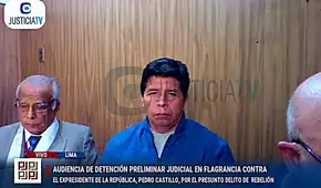 Poder Judicial dicta detención preliminar por 7 días contra Pedro Castillo