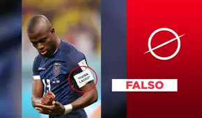 No, ecuatoriano Enner Valencia no portó brazalete con lema “Fuera Lasso” en Mundial Qatar 2022