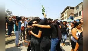 Villa el Salvador: Último adiós a adolescente fallecido en colegio Trilce [FOTOS]