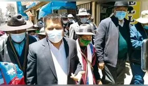 Puno: anulan suspensión de gobernador Walter Aduviri 