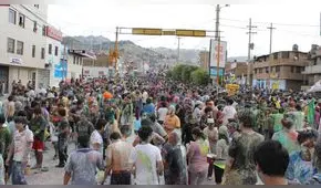 Promueven no desperdiciar el agua durante carnaval de Cajamarca
