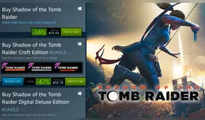 Steam pone en oferta Shadow of the Tomb Raider y usuarios de pre-compra enfurecen