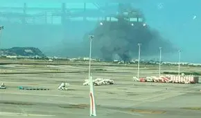 Incendio en Barcelona genera pánico a un día del atentado