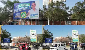 Reynaldo Hilbck: reportan propaganda en exterior de local de votación pese a prohibición