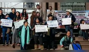 Pobladores de Cusco protestaron contra la liberación de Keiko Fujimori [VIDEO]