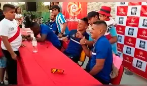 Sullana: jugadores churres firman autógrafos a hinchas [VIDEO]
