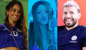 Las virales reacciones del ‘Kun’ Agüero y Antonela Roccuzzo a la canción de Shakira contra Piqué 
