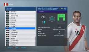 Selección peruana: La evolución física de los futbolistas de Perú en PES