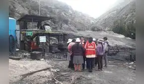 Oyón: Aún no rescatan a 4 obreros atrapados en socavón, a 100 metros de profundidad