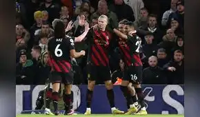 Con 2 goles de Erling Haaland, Manchester City derrotó 3-1 a Leeds por la Premier League Con 2 goles de Erling Haaland, Manchester City derrotó 3-1 a Leeds por la Premier League