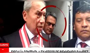 Exasesor de Bienvenido Ramírez trabaja en la Fiscalía de la Nación [VIDEO]