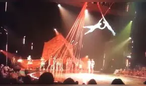 Cirque du Soleil: acróbata muere al caer de más de 4 metros en pleno show