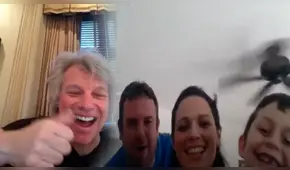  Jon Bon Jovi sorprende con clase virtual a niños durante cuarentena [VIDEO]