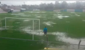 Partido entre UTC y Vallejo se suspende por torrencial lluvia [FOTOS]