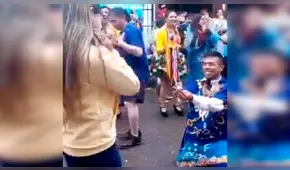 Facebook viral: participó en el Carnaval de Cajamarca y le pidió matrimonio a su pareja [VIDEO]