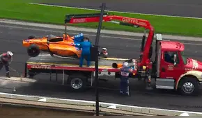 Fernando Alonso sale ileso tras sufrir un accidente en Indianápolis [VIDEO]