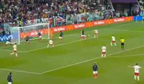 ¡Varane la sacó en la línea! Polonia falló tremenda oportunidad de adelantarse frente a Francia