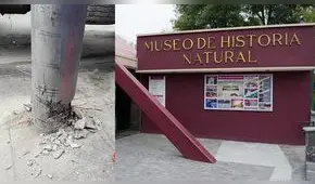 Poste de telefonía es un latente peligro para visitantes de museo