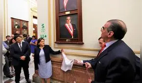 Inauguran cuadro de Pedro Olaechea en el Congreso