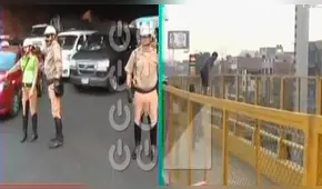 Hombre se lanza desde baranda de Puente Nuevo, en El Agustino [VIDEO]