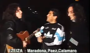 Andrés Calamaro y Fito Páez se despiden de Diego Maradona: “El 10 forever”