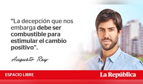 Hacerle frente a la decepción