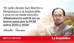 El gobierno Vizcarra - Villanueva