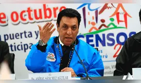 Censo 2017: Aníbal Sánchez, jefe del INEI, pone su cargo a disposición