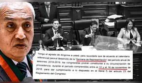 Blindaje a Chávarry: Semana de representación impedirá revisión de acusaciones